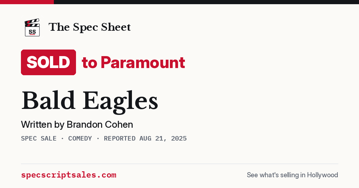 Share card: Bald Eagles sold to Paramount