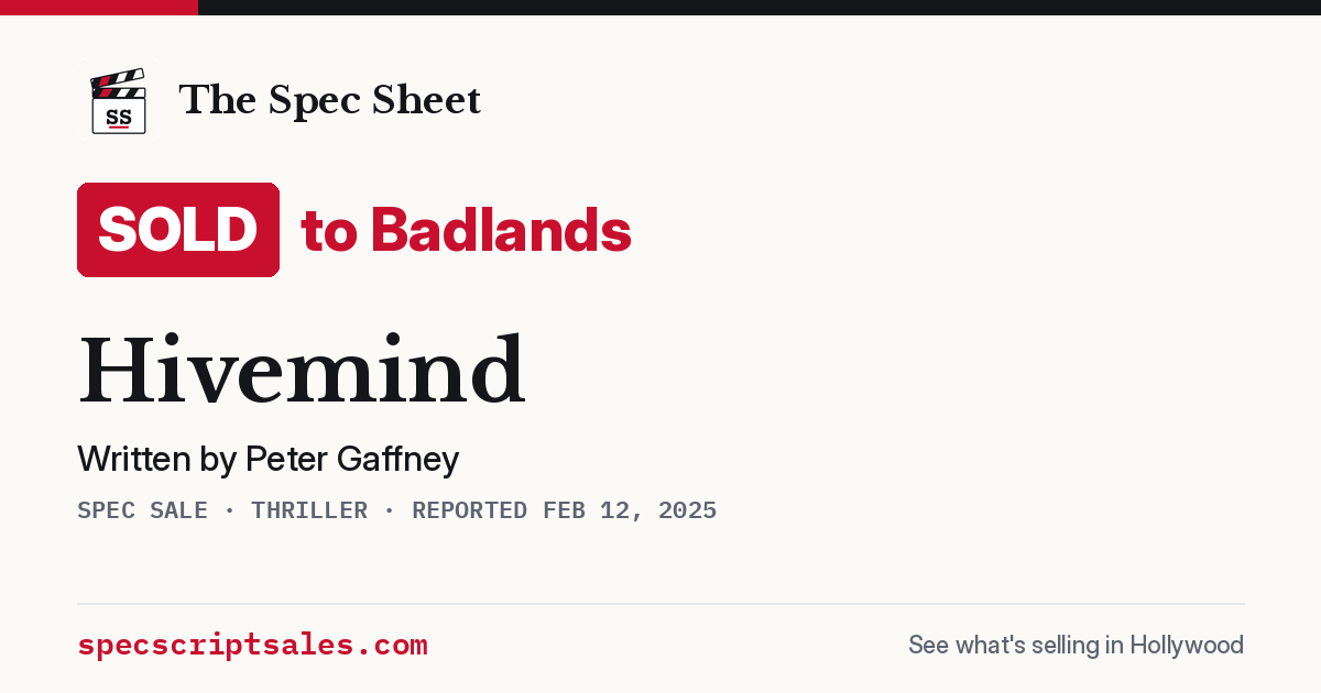 Share card: Hivemind sold to Badlands