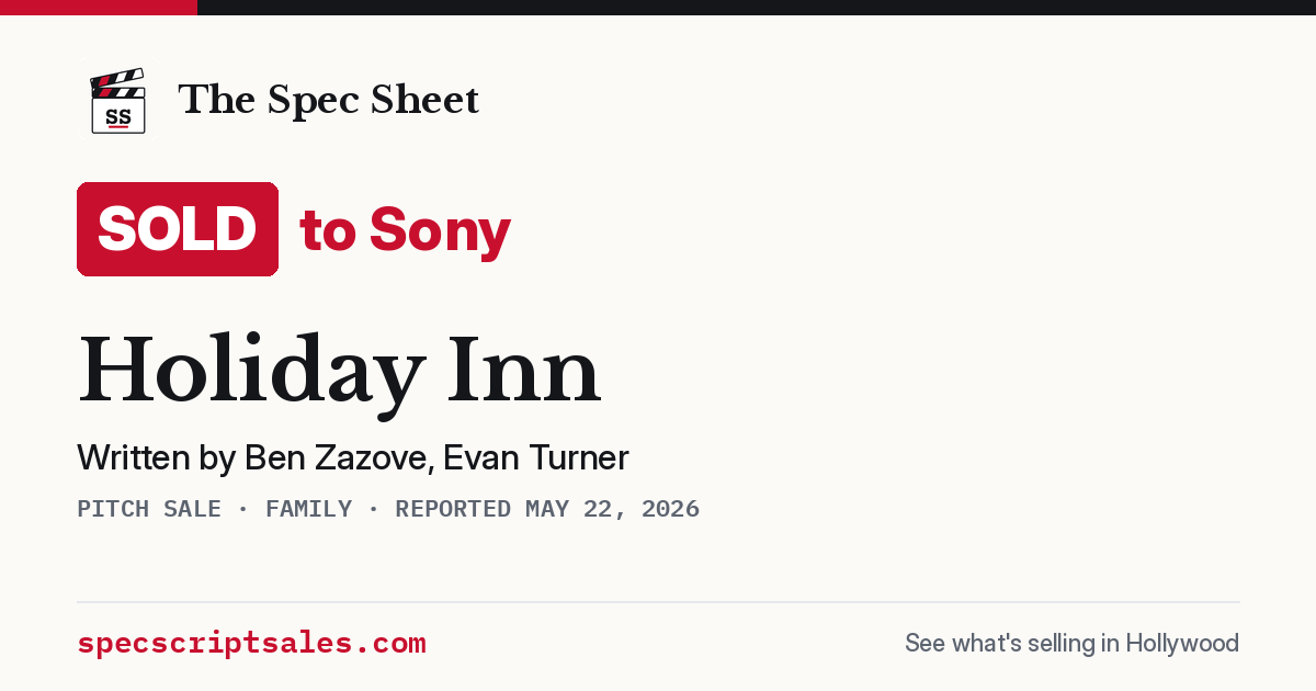Share card: Holiday Inn sold to Sony